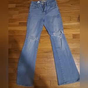 Women's Levi Flare Jeans, Size 27